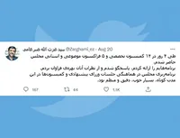 ارائه برنامه‌هایم به مجلس!
